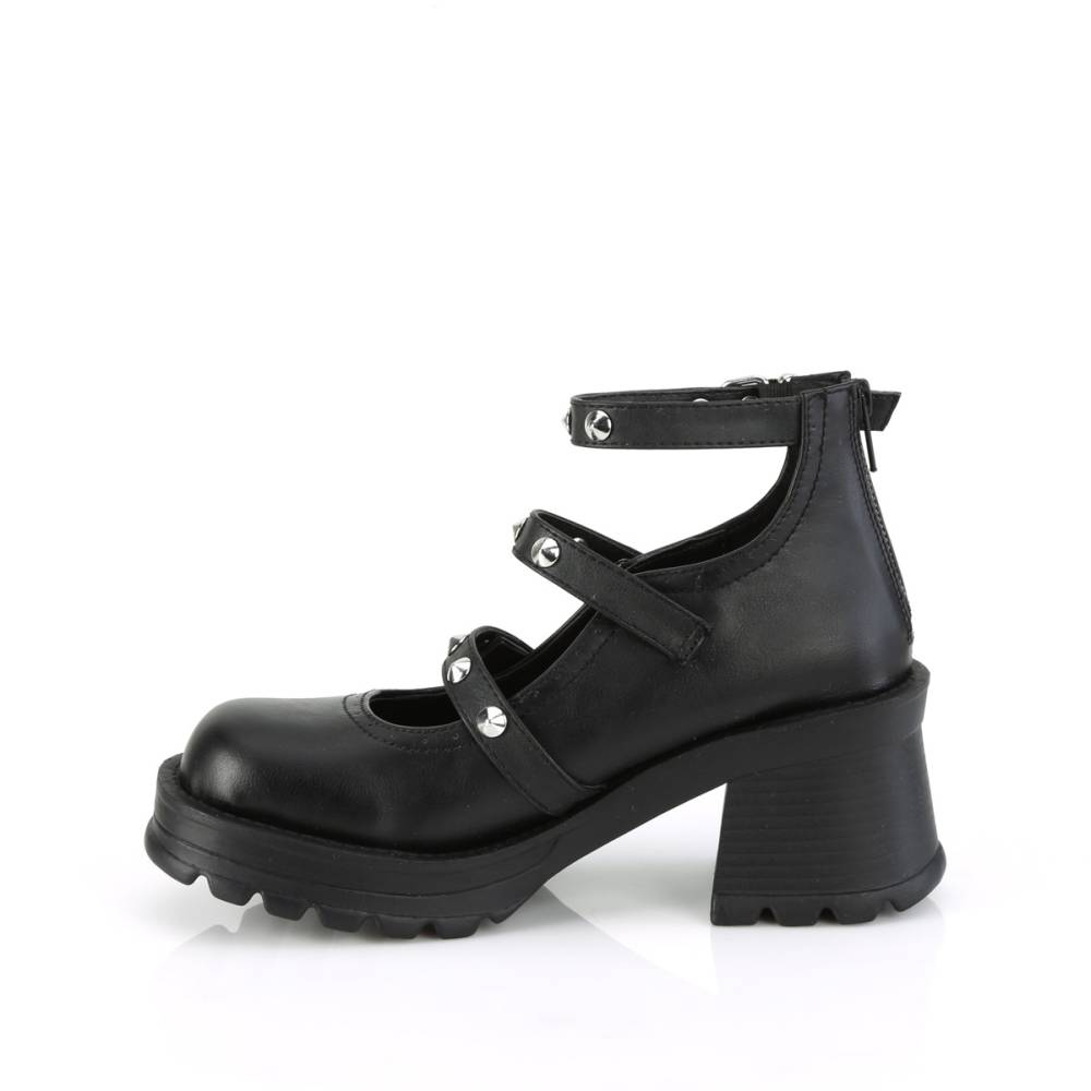 DemoniaCult - BRATTY30 Sandals - Black